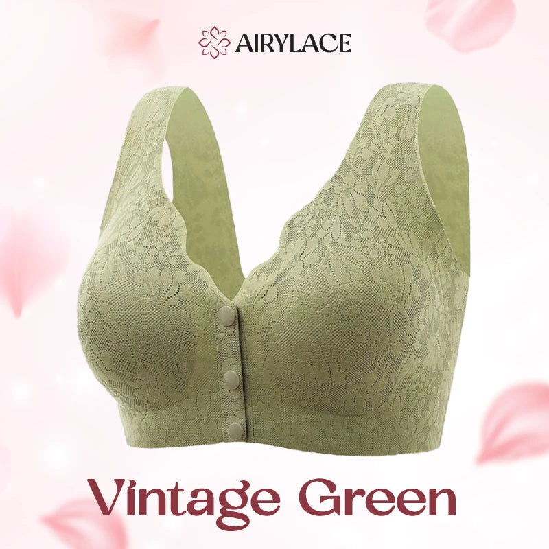 Last Day 70% Off - Zero Feel Full Coverage Front Closure Lace Bra