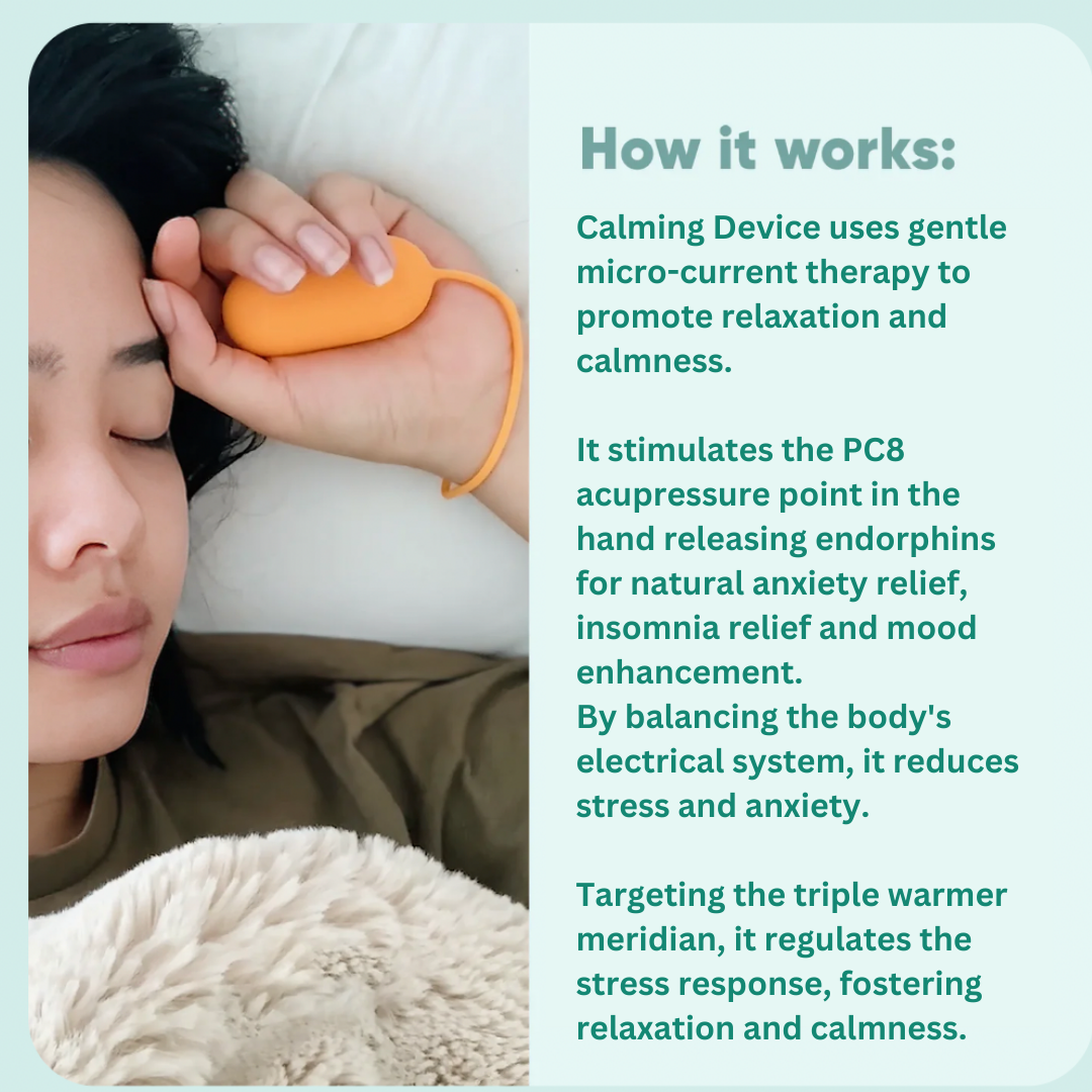 Calming Device - Micro-current Intelligent Relieve Pressure Anxiety Fast Sleep for Women/Men