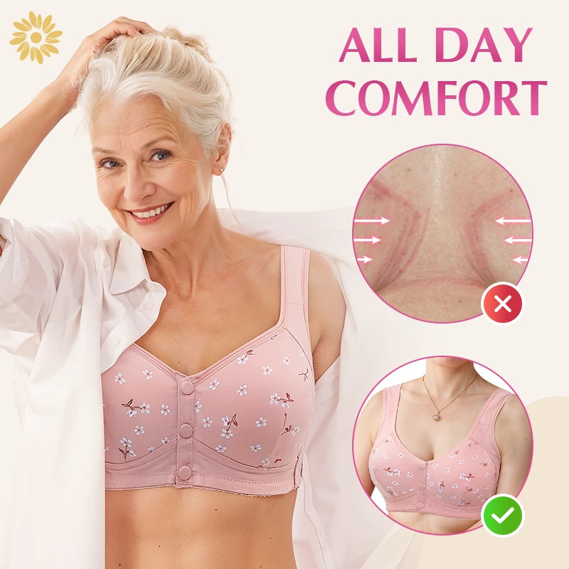 Daisy Bra - Comfortable & Convenient Front Button Bra