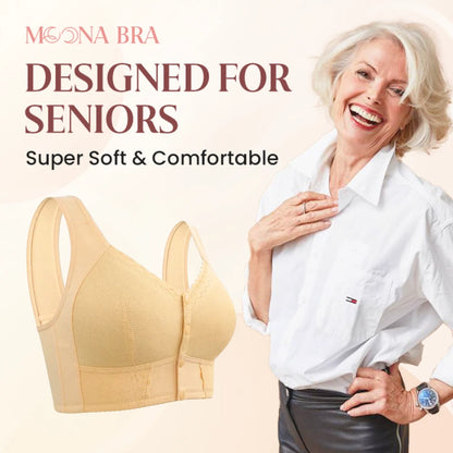 Moona Bra - Front Closure Breathable Bra for Seniors