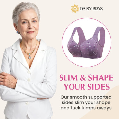 Daisy Bra - Comfortable & Convenient Front Button Bra