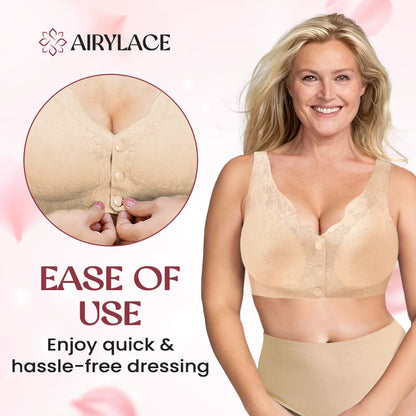 Last Day 70% Off - Zero Feel Full Coverage Front Closure Lace Bra