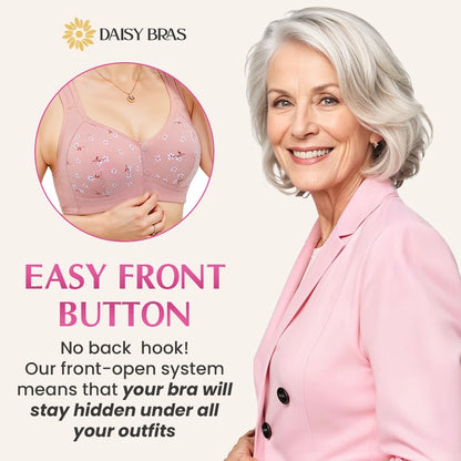 Daisy Bra - Comfortable & Convenient Front Button Bra