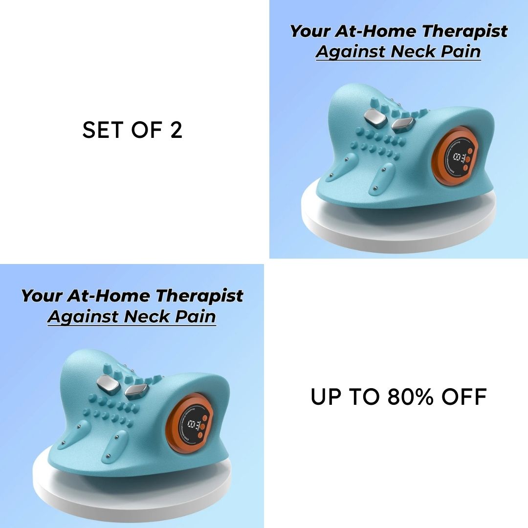 Gudmate™️ Neck Massager - All-In-One Electric Heat Neck Stretcher Massager