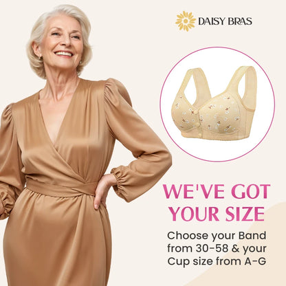 Daisy Bra - Comfortable & Convenient Front Button Bra