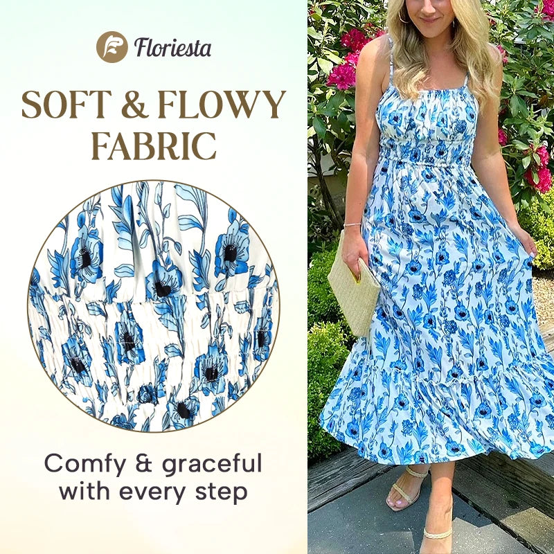 Floriesta - Floral Cami Maxi Dress