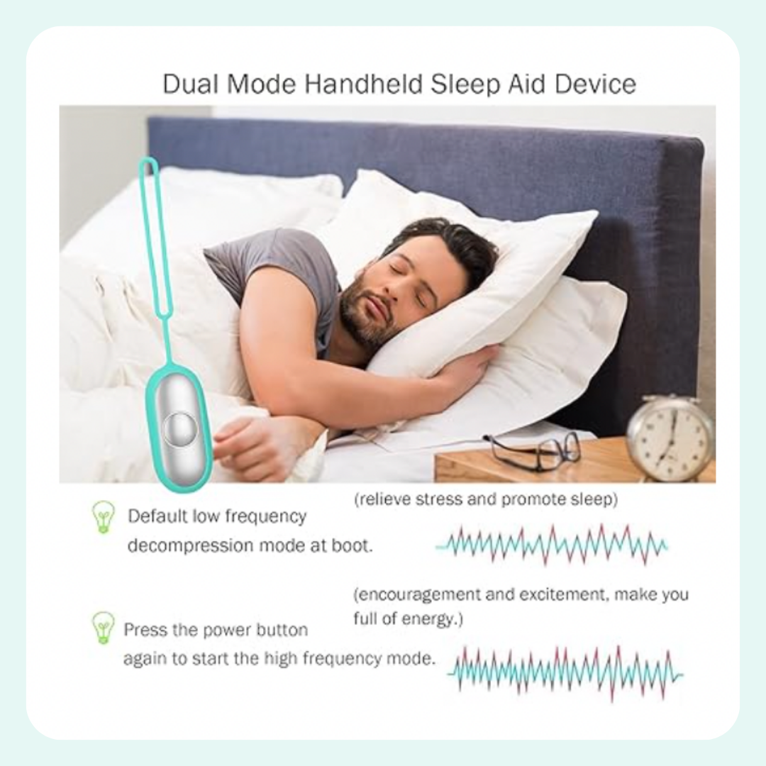 Calming Device - Micro-current Intelligent Relieve Pressure Anxiety Fast Sleep for Women/Men