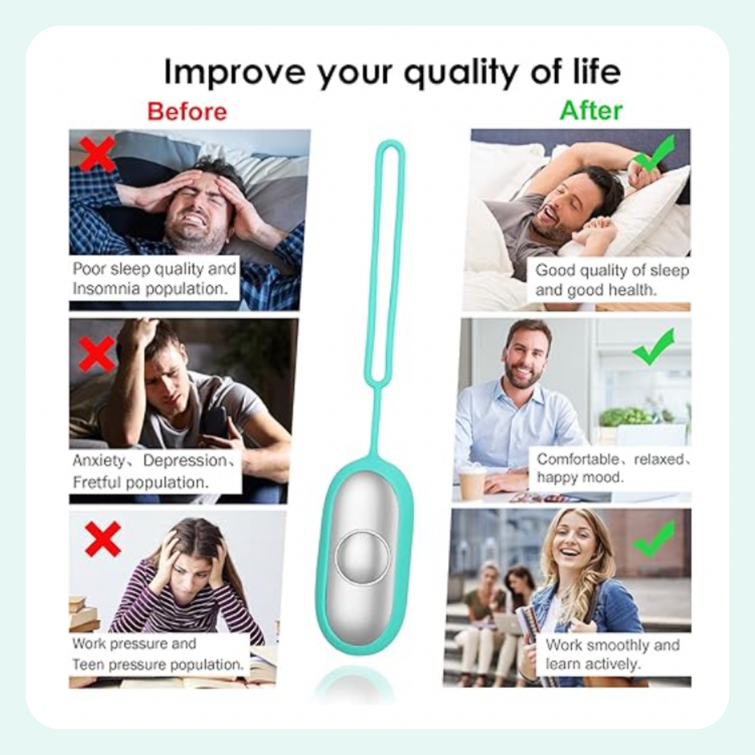 Calming Device - Micro-current Intelligent Relieve Pressure Anxiety Fast Sleep for Women/Men